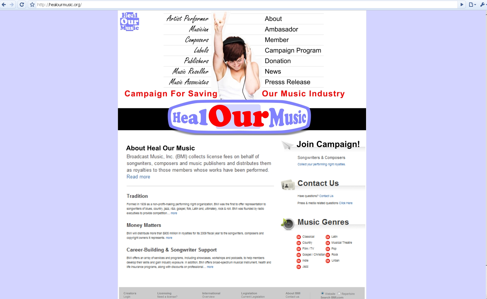 healourmusic web