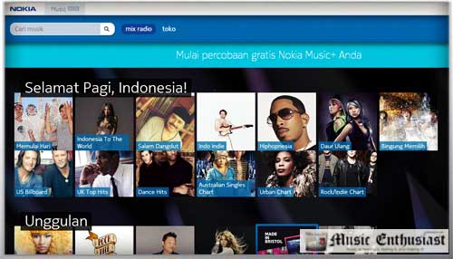 nokia music mix radio indonesia